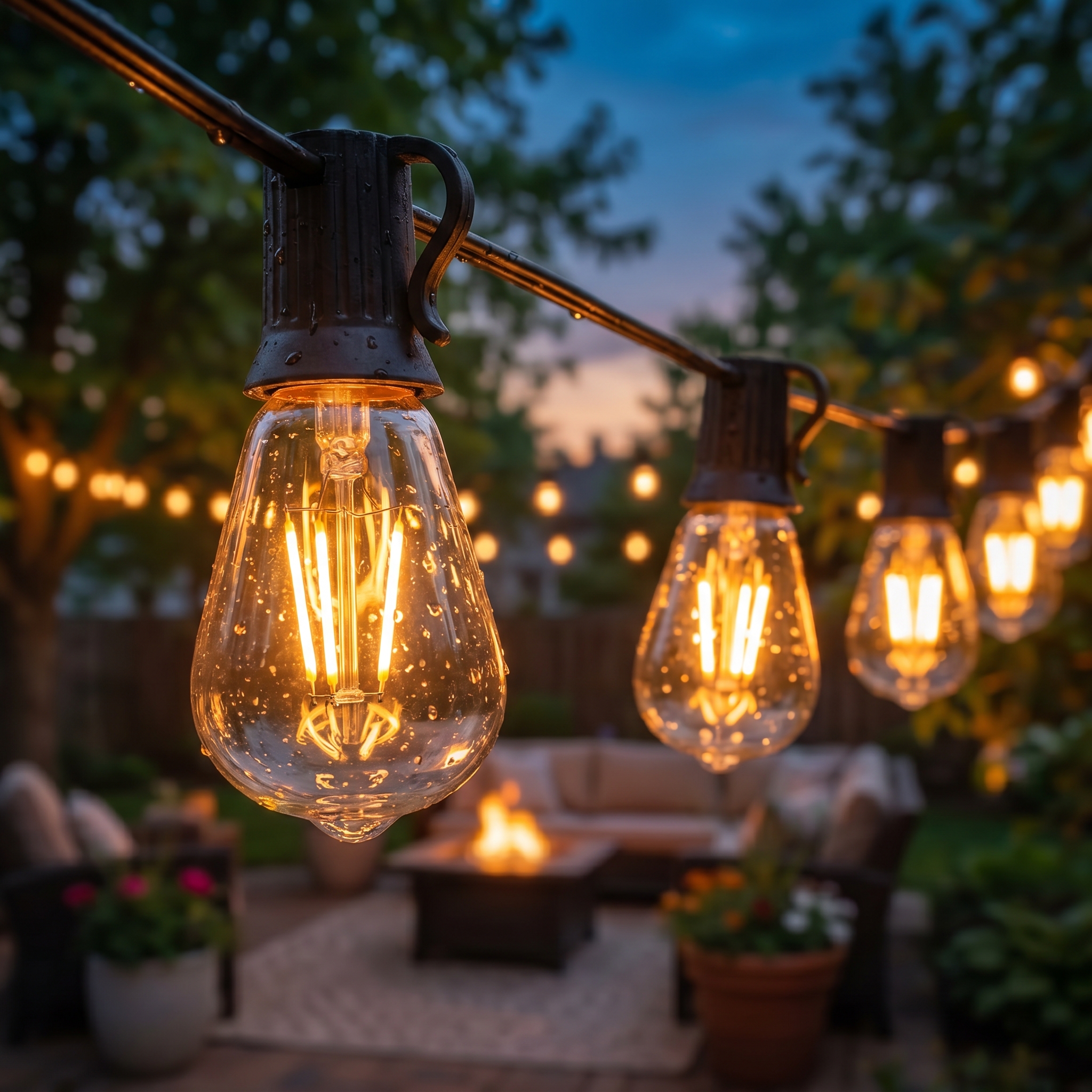 Ambient backyard glow